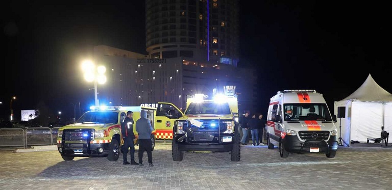 الإدارة العامة للدفاع المدني تقيم بطولة تحدي رجل الدفاع المدني بنسختها الثالثة في (واتر جاردن ستي)<